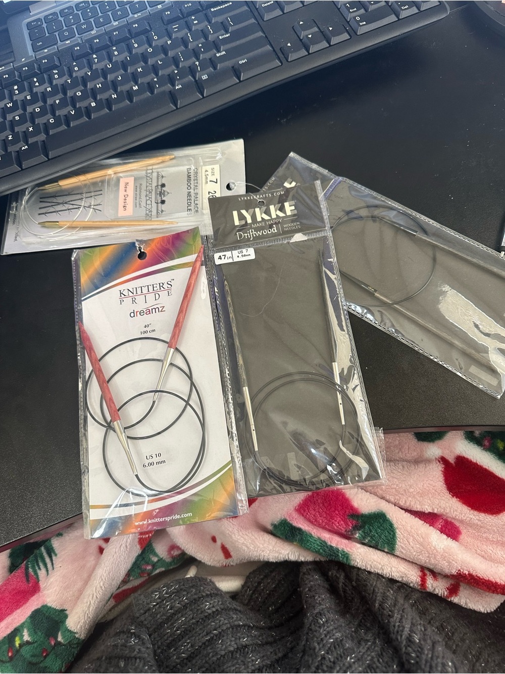 Dreamz and Knitters Pride Circular Needles - also bamboo 26 in knitters needle
